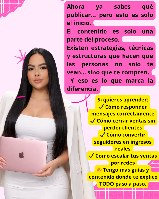 50 IDEAS DE CONTENIDO PARA VENDER POR REDES